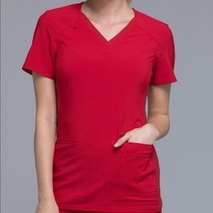 Cherokee iflex 3 Pocket Knit Panel V-Neck Top